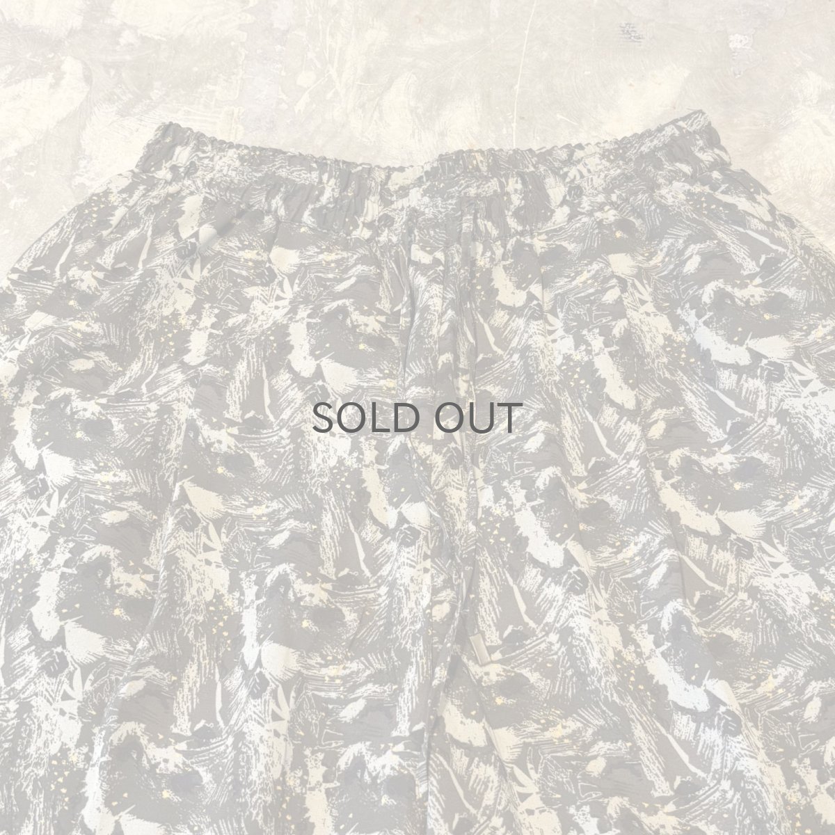 画像10: ALL OVER PATTERN WIDE SILHOUETTE SHORTS / ~W36 (10)