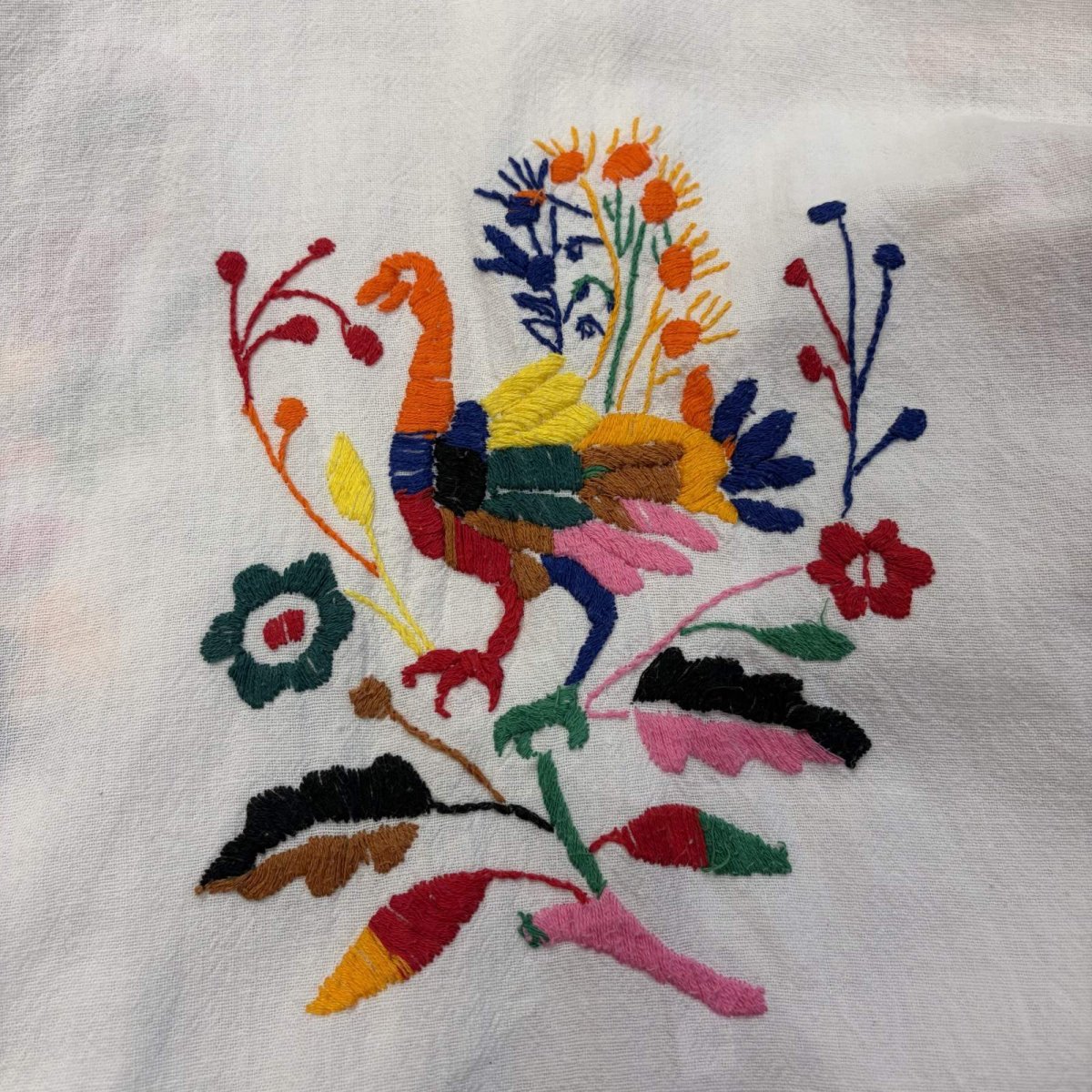 画像10: COLOR POINT EMBROIDERY DESIGN SHIRT / Ladies M (10)