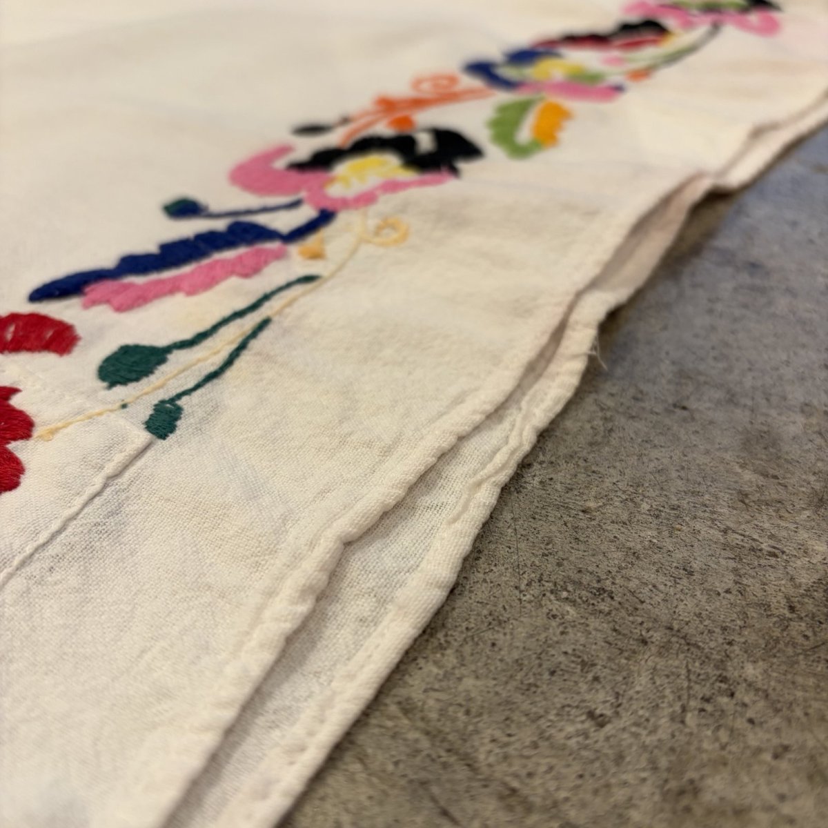 画像12: COLOR POINT EMBROIDERY DESIGN SHIRT / Ladies M (12)