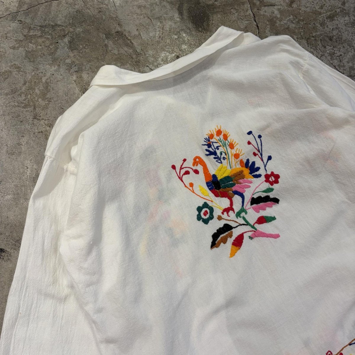 画像9: COLOR POINT EMBROIDERY DESIGN SHIRT / Ladies M (9)