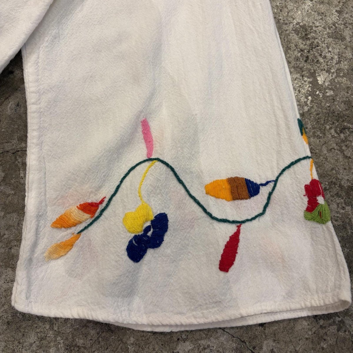 画像8: COLOR POINT EMBROIDERY DESIGN SHIRT / Ladies M (8)