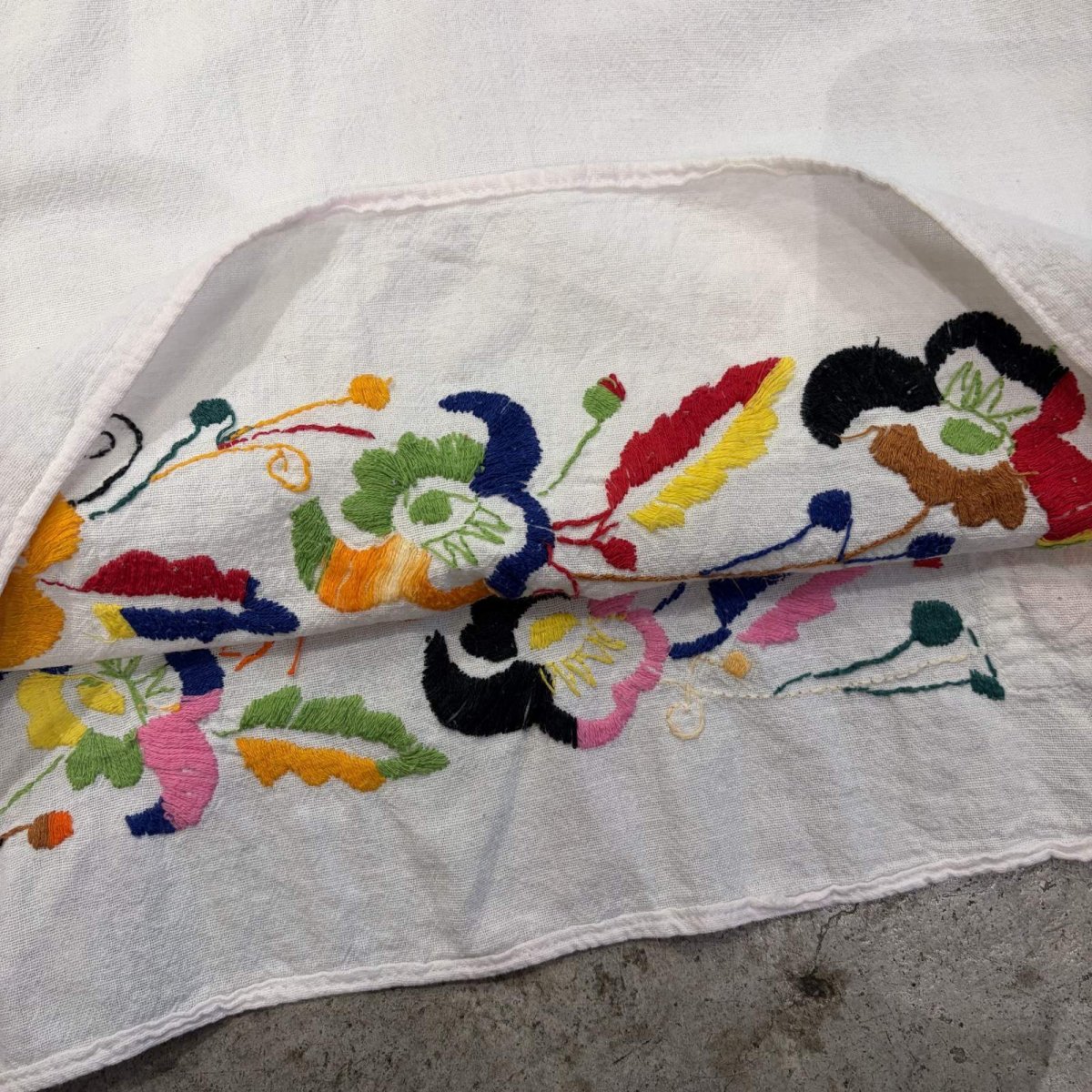 画像11: COLOR POINT EMBROIDERY DESIGN SHIRT / Ladies M (11)