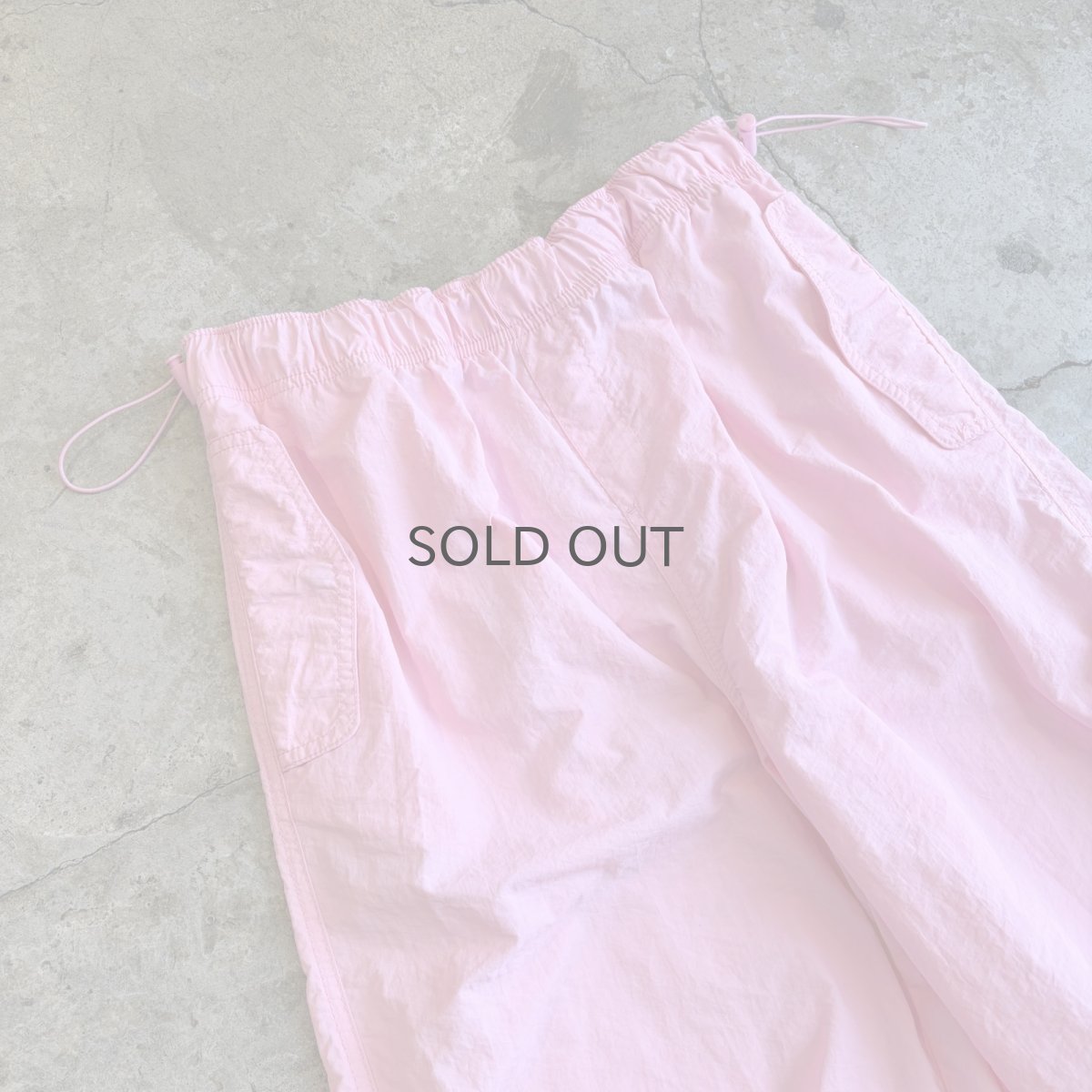 画像3: 4 DRAW CORD PINK COLOR DESIGN PANTS / FREE~W39 (3)