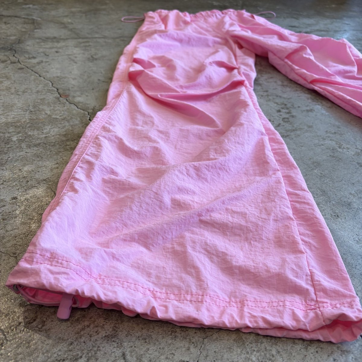 画像4: 4 DRAW CORD PINK COLOR DESIGN PANTS / FREE~W39 (4)