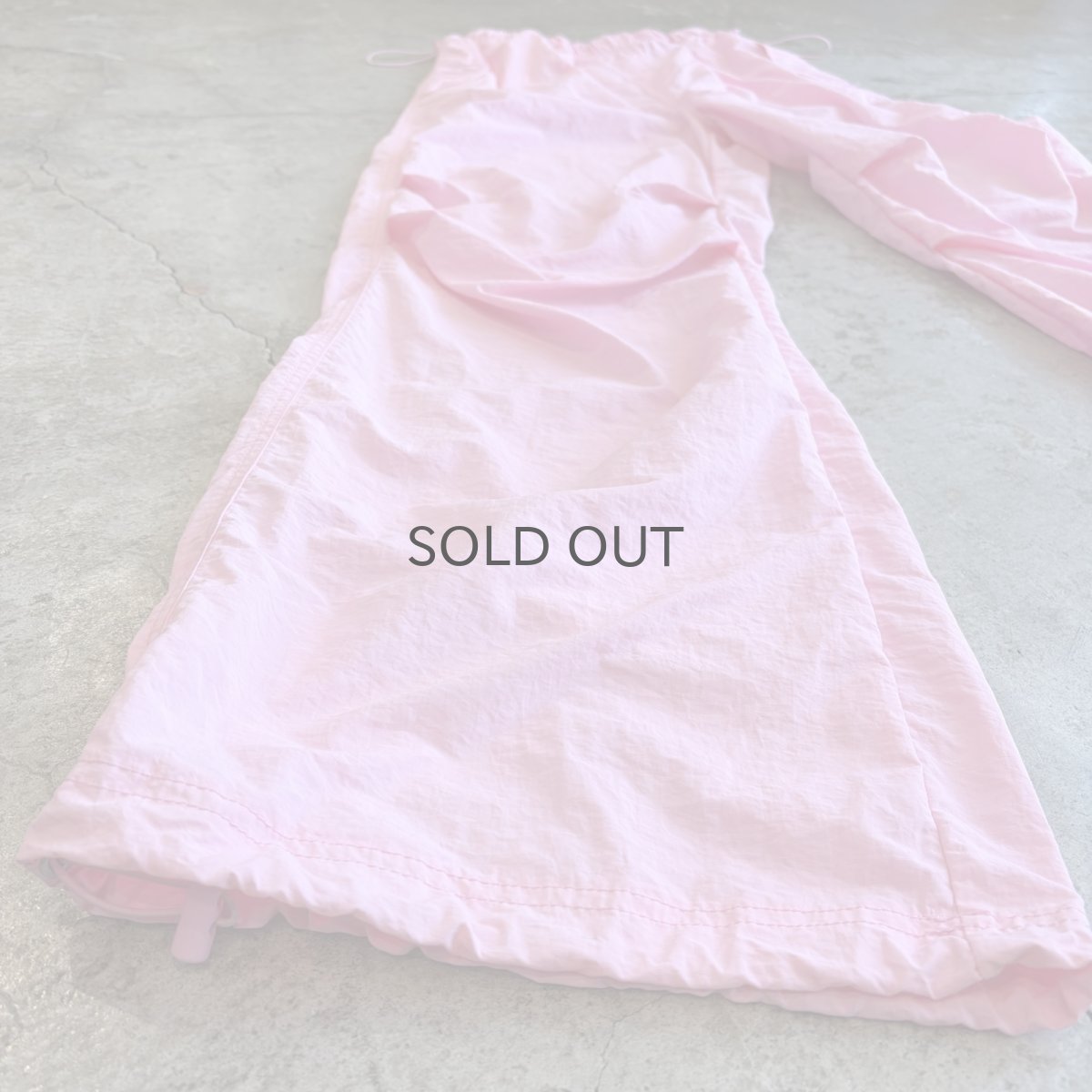 画像4: 4 DRAW CORD PINK COLOR DESIGN PANTS / FREE~W39 (4)