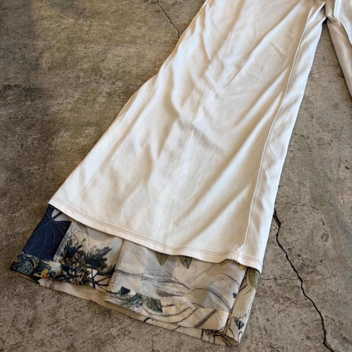 画像7: BOTANICAL ALL OVER PATTERN WIDE PANTS / W28~W35 (7)