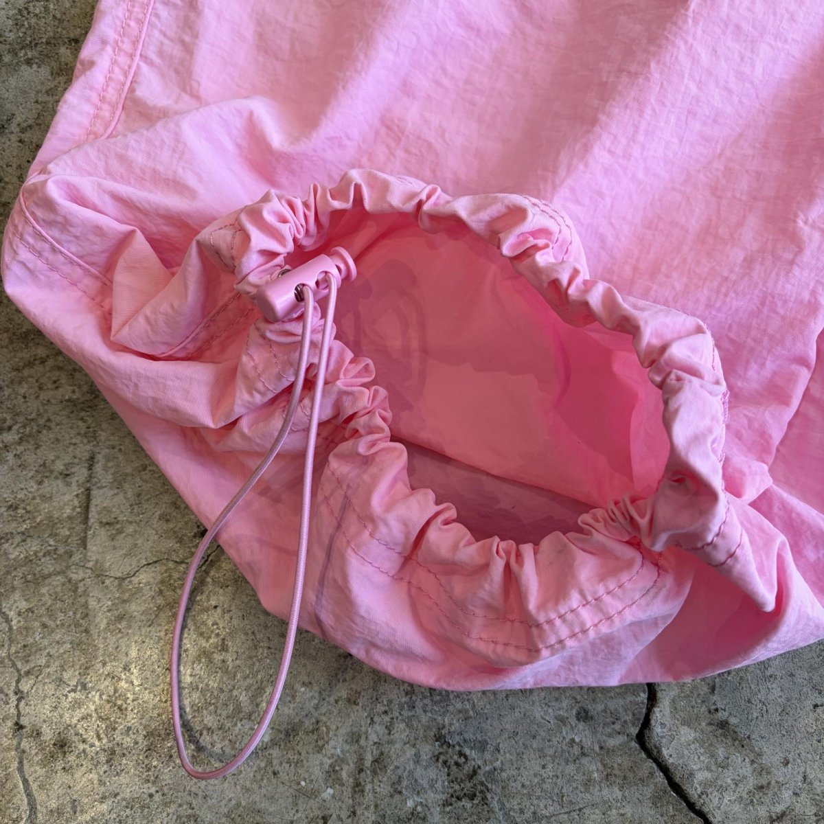 画像7: 4 DRAW CORD PINK COLOR DESIGN PANTS / FREE~W39 (7)