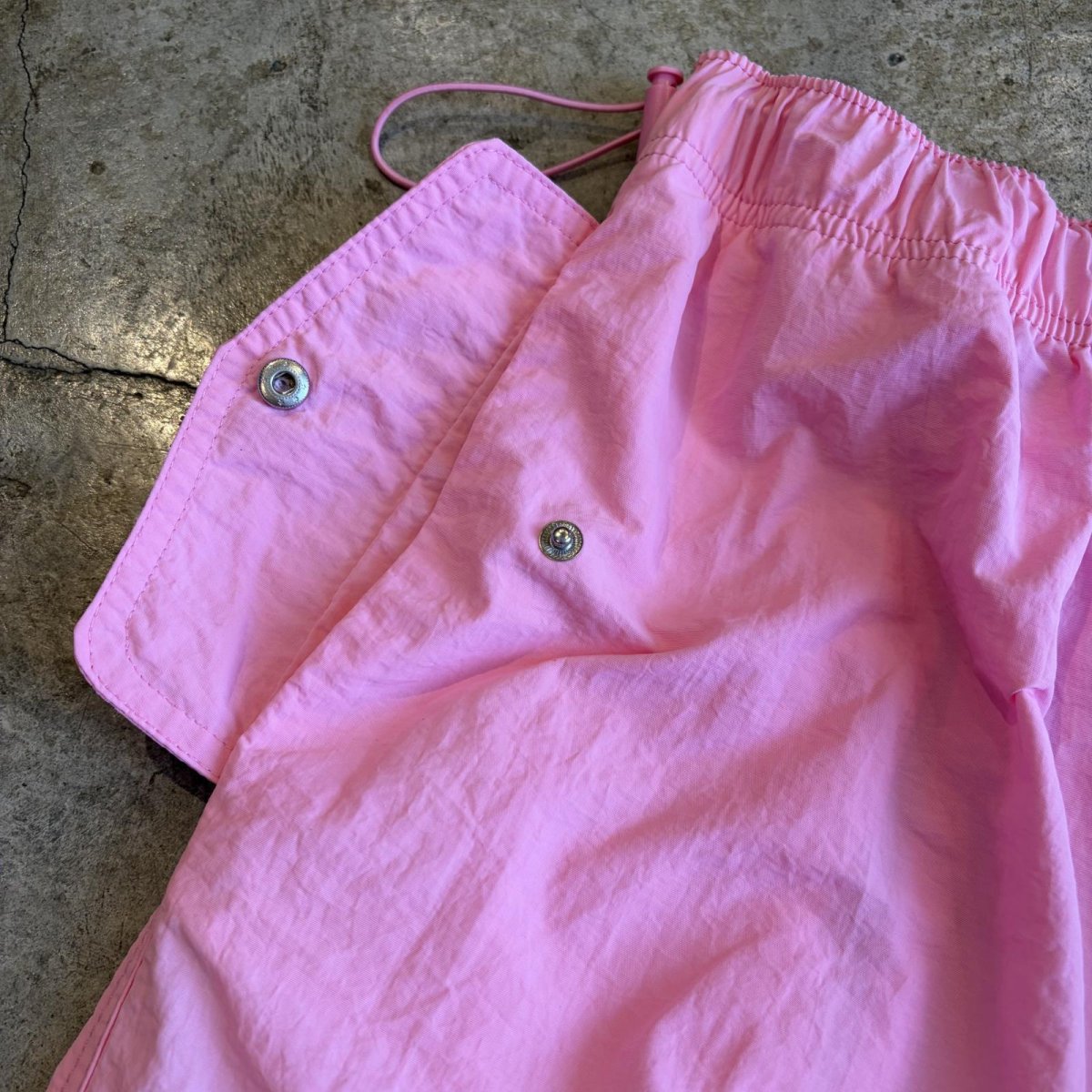 画像6: 4 DRAW CORD PINK COLOR DESIGN PANTS / FREE~W39 (6)