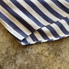 画像3: 【YSL】STRIPE PATTERN ONE POCKET DESIGN L/S SHIRT / Ladies XL(42) / MADE IN FRANCE (3)