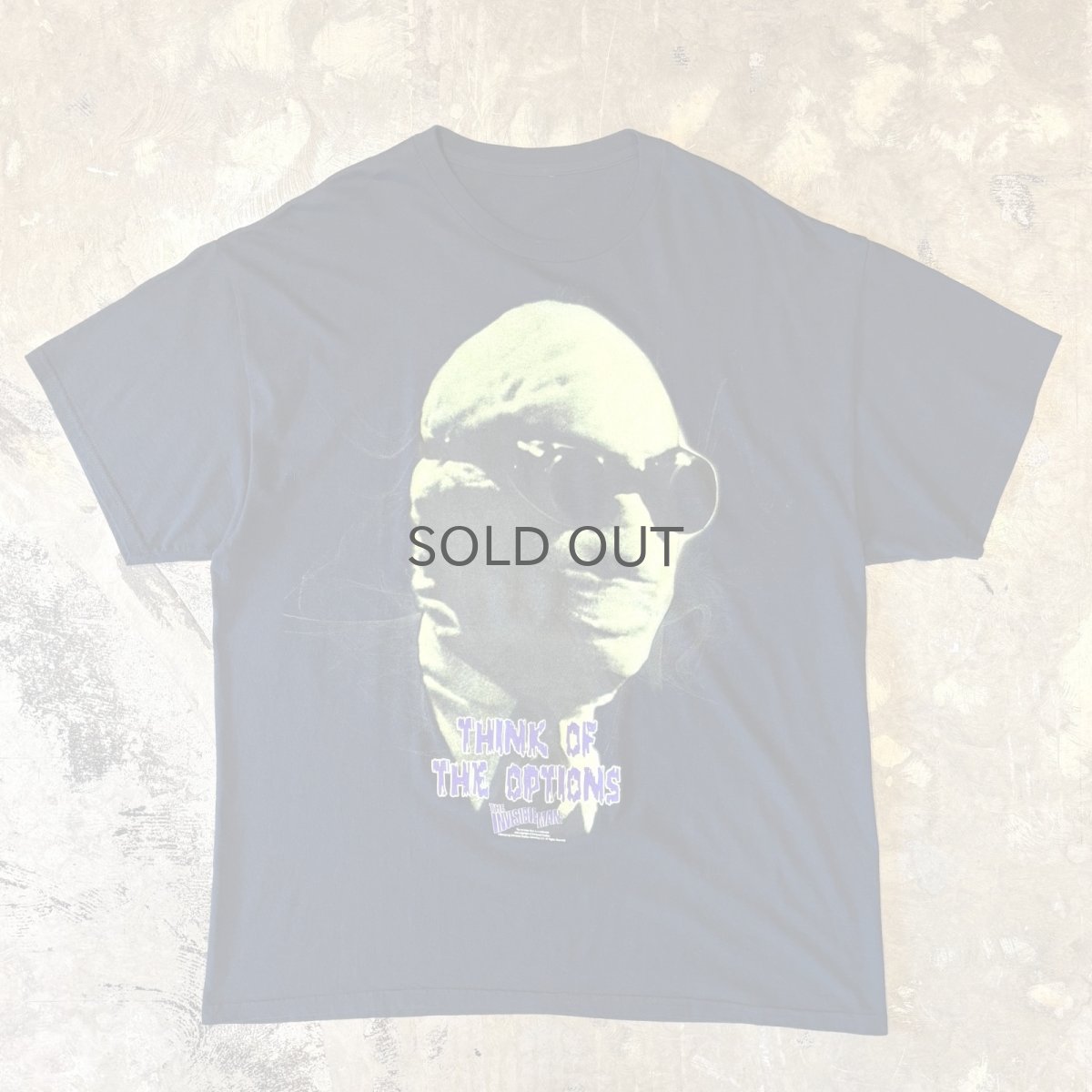 画像1: "THE INVISIBLE MAN" FRONT PRINTED S/S TEE / Mens XL (1)