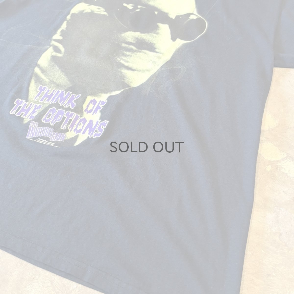 画像6: "THE INVISIBLE MAN" FRONT PRINTED S/S TEE / Mens XL (6)