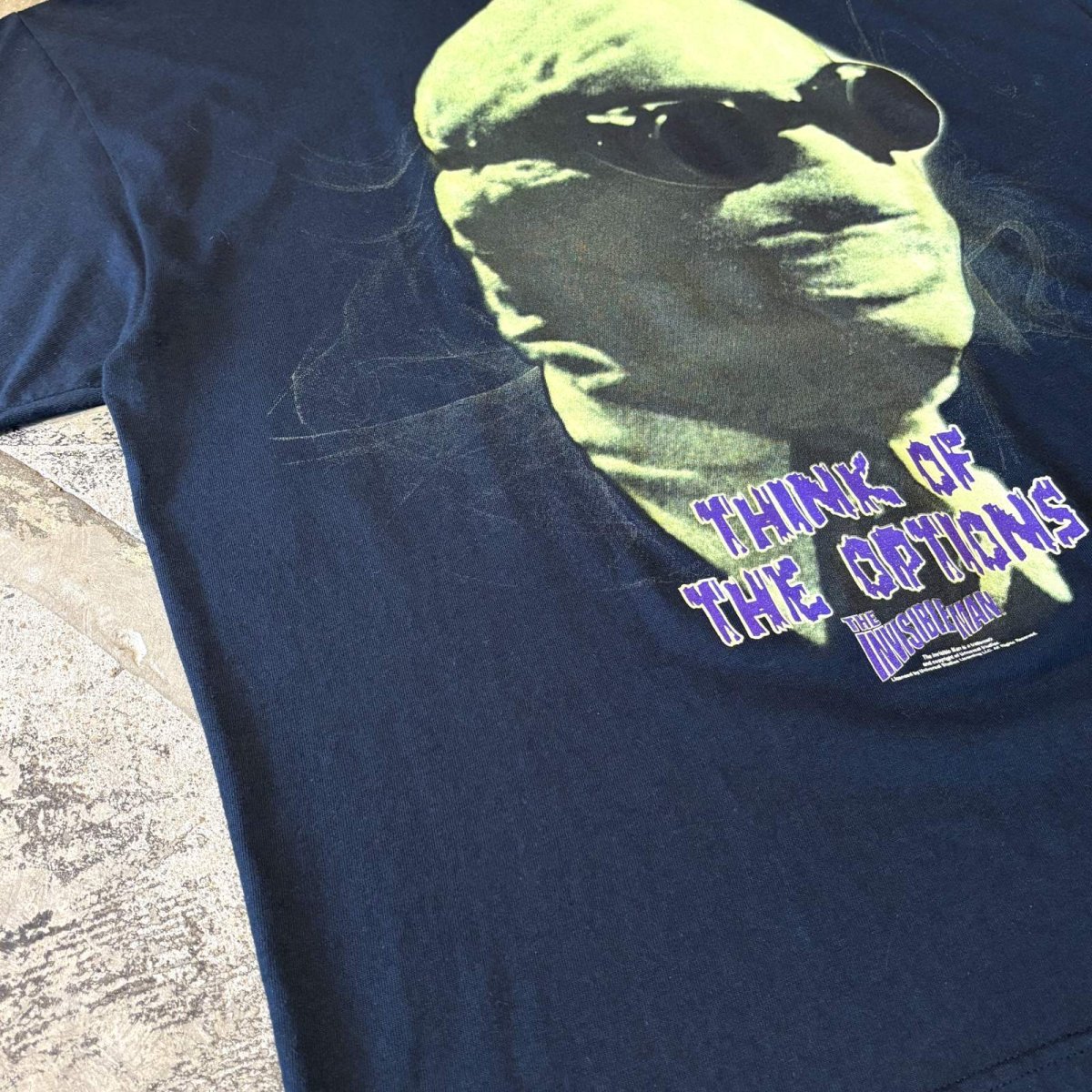 画像5: "THE INVISIBLE MAN" FRONT PRINTED S/S TEE / Mens XL (5)