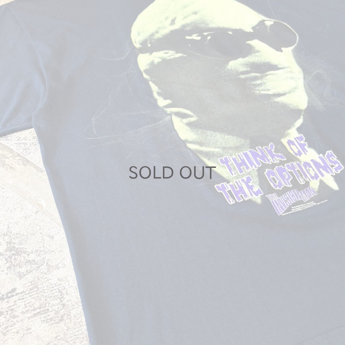 画像5: "THE INVISIBLE MAN" FRONT PRINTED S/S TEE / Mens XL (5)