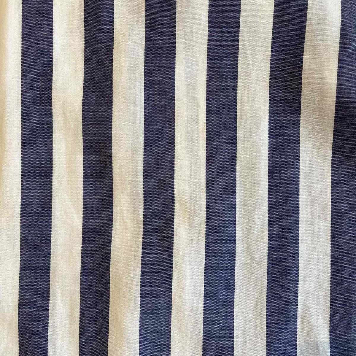 画像12: 【YSL】STRIPE PATTERN ONE POCKET DESIGN L/S SHIRT / Ladies XL(42) / MADE IN FRANCE (12)