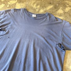 画像4: 90's BLUE COLOR CRASH DAMAGE S/S TEE / Mens XL (4)