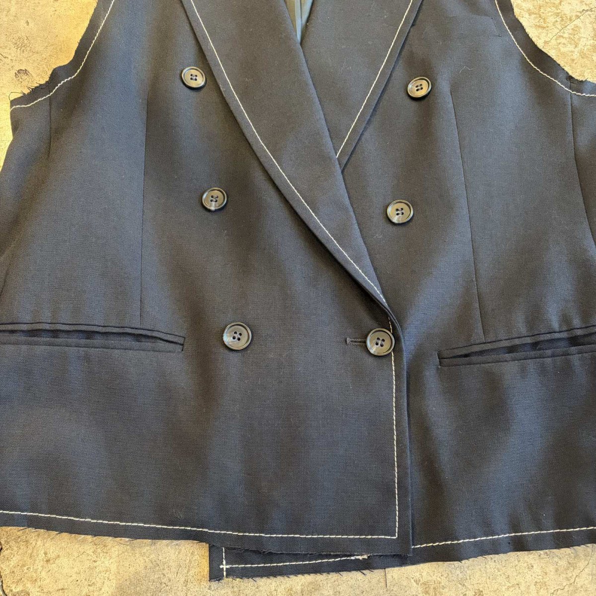 画像5: 【Wiz&Witch】"OUT STITCH" DOUBLE TAILOR VEST / OS (5)