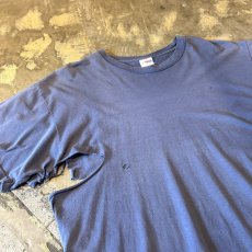 画像3: 90's BLUE COLOR CRASH DAMAGE S/S TEE / Mens XL (3)