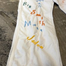 画像7: 【Wiz&Witch】"ONE OFF LIMITED" EMBROIDERY PAINTER PANTS / W32 (7)