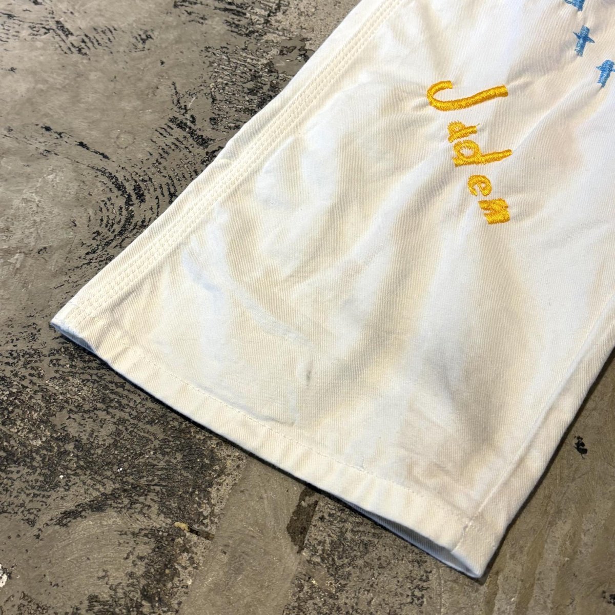 画像8: 【Wiz&Witch】"ONE OFF LIMITED" EMBROIDERY PAINTER PANTS / W32 (8)