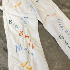 画像5: 【Wiz&Witch】"ONE OFF LIMITED" EMBROIDERY PAINTER PANTS / W32 (5)