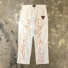 画像1: 【Wiz&Witch】"ONE OFF LIMITED" EMBROIDERY PAINTER PANTS / W32 (1)