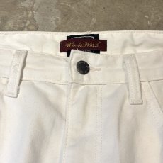 画像11: 【Wiz&Witch】"ONE OFF LIMITED" EMBROIDERY PAINTER PANTS / W32 (11)