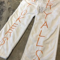 画像6: 【Wiz&Witch】"ONE OFF LIMITED" EMBROIDERY PAINTER PANTS / W32 (6)