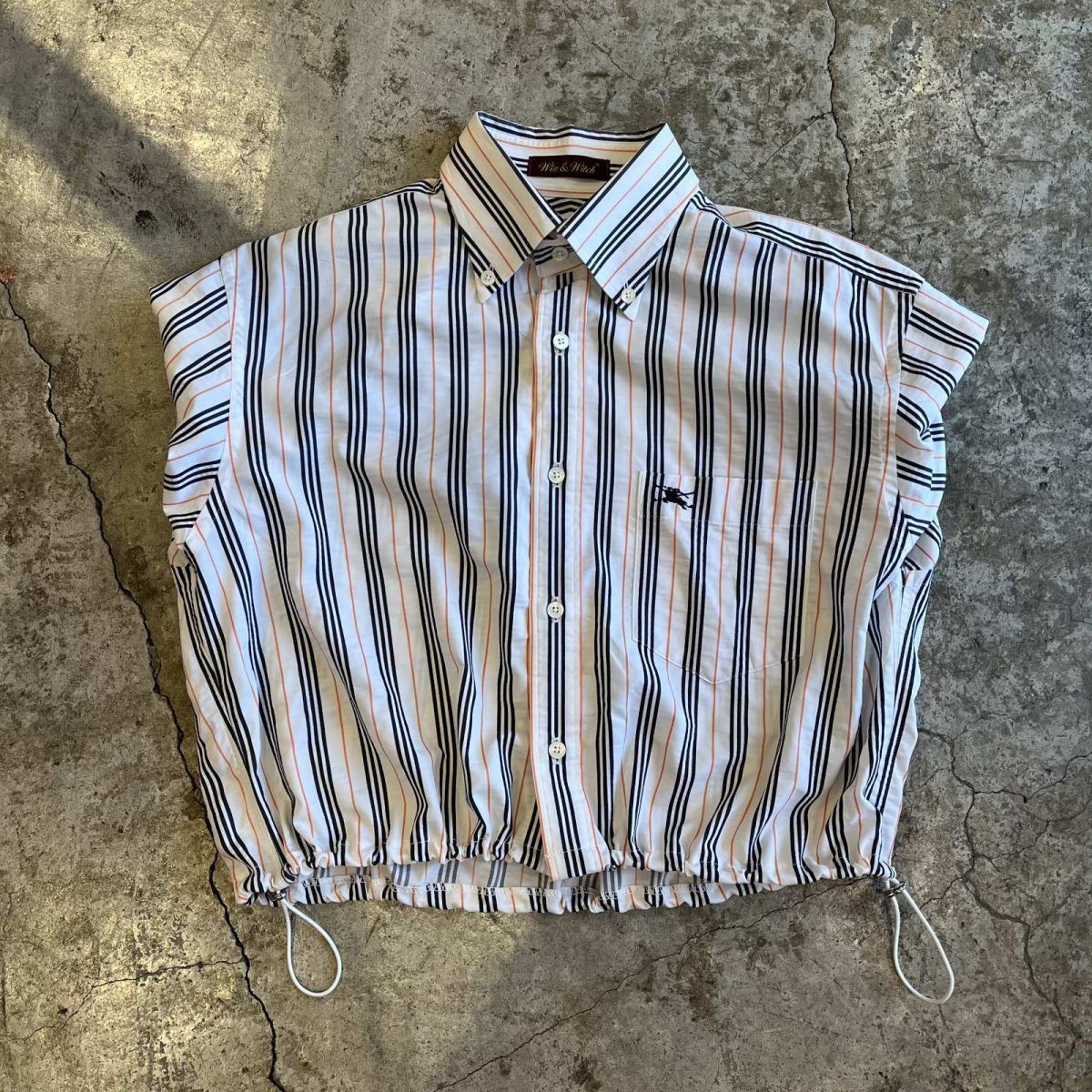 画像1: 【Wiz&Witch】"WEIRD" PUFF SHOULDER BALLOON N/S SHIRT / OS (1)