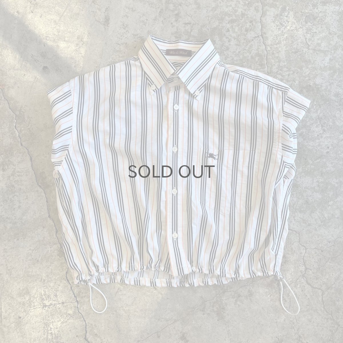 画像1: 【Wiz&Witch】"WEIRD" PUFF SHOULDER BALLOON N/S SHIRT / OS (1)