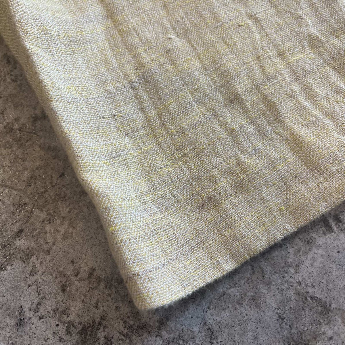 画像3: EGG YELLOW COLOR WIDE DESIGN PANTS / W22~W37(42) / MADE IN ITALY (3)