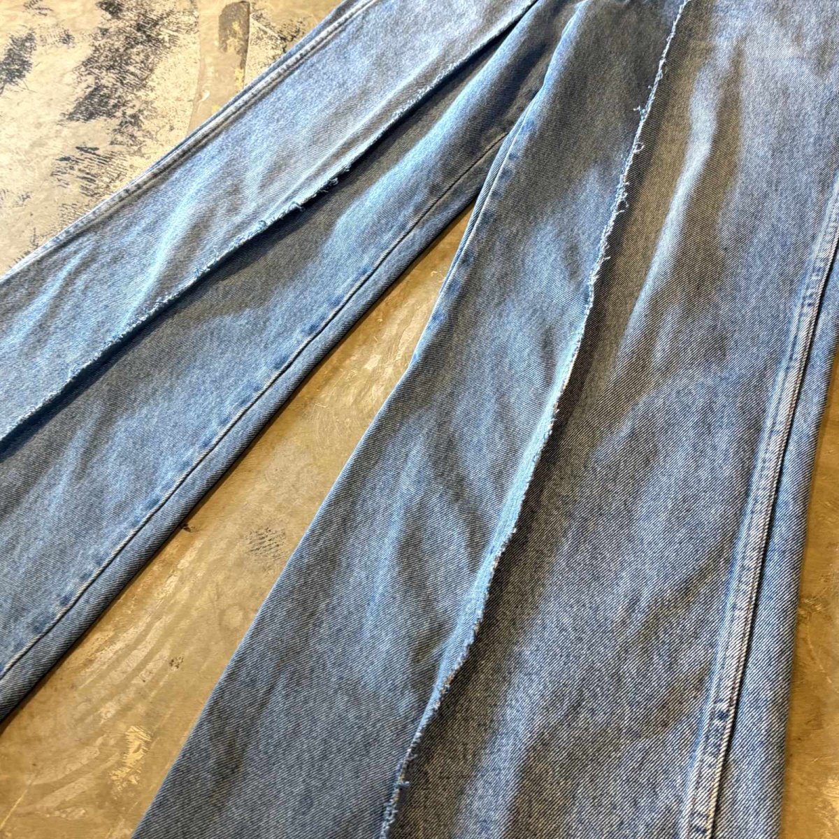 画像6: 【Wiz&Witch】"UNITED" TWINS WIDE DENIM PANTS / W31 (6)