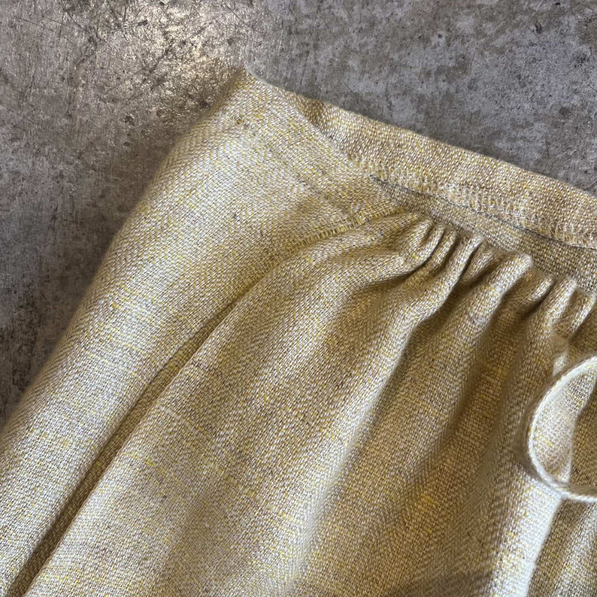 画像8: EGG YELLOW COLOR WIDE DESIGN PANTS / W22~W37(42) / MADE IN ITALY (8)