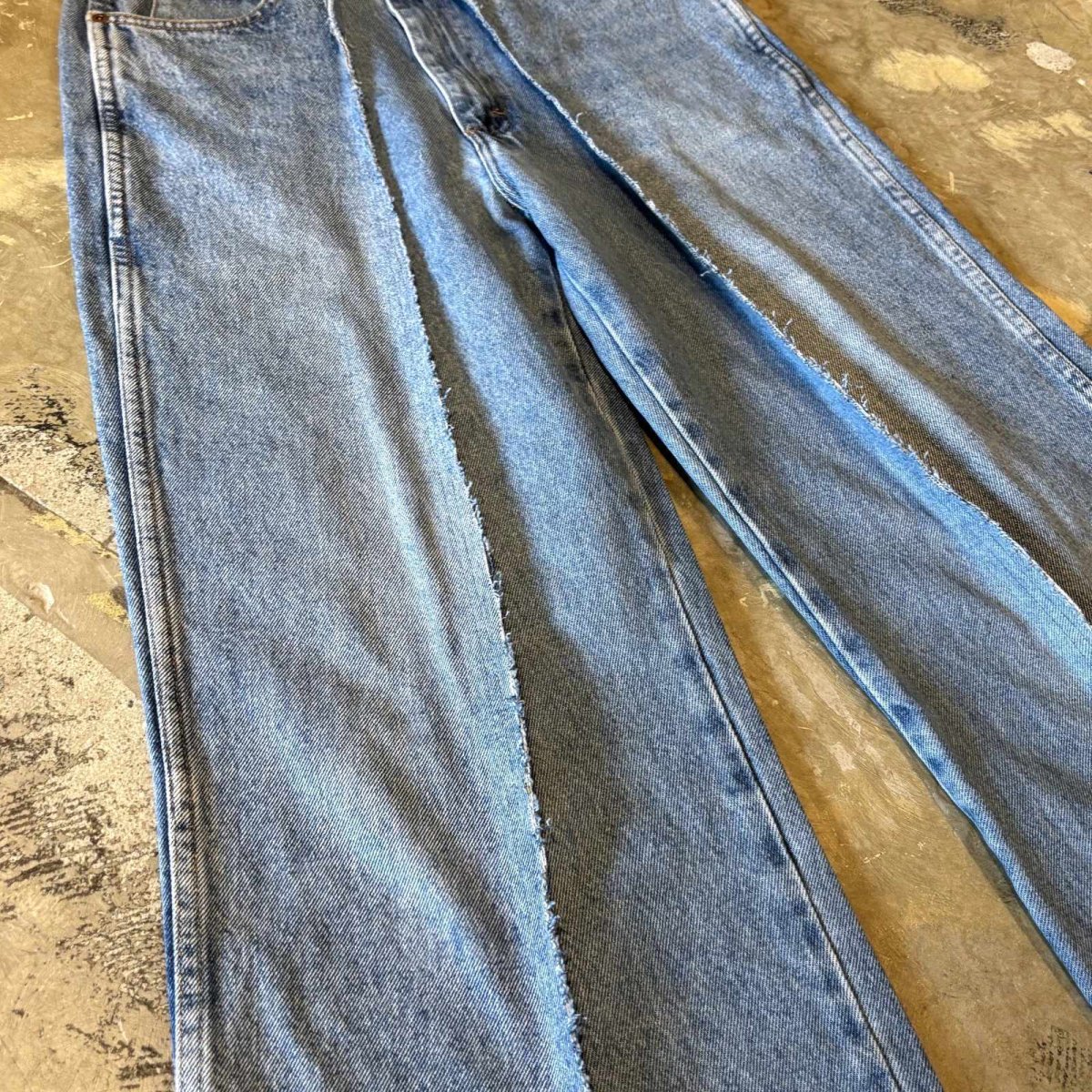 画像5: 【Wiz&Witch】"UNITED" TWINS WIDE DENIM PANTS / W31 (5)