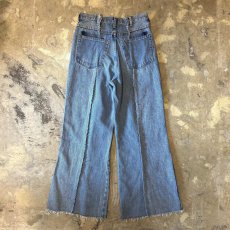 画像2: 【Wiz&Witch】"UNITED" TWINS WIDE DENIM PANTS / W31 (2)