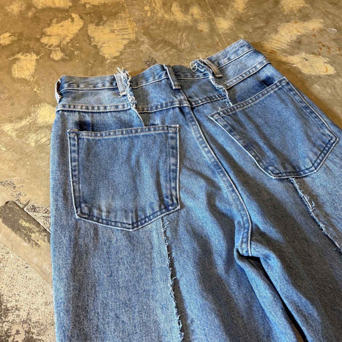 画像9: 【Wiz&Witch】"UNITED" TWINS WIDE DENIM PANTS / W31 (9)