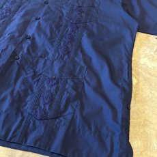 画像6: "DIVE" BACK EMBROIDERY S/S CUBA SHIRT / Mens XL (6)