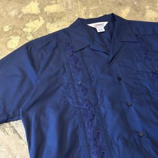 画像3: "DIVE" BACK EMBROIDERY S/S CUBA SHIRT / Mens XL (3)