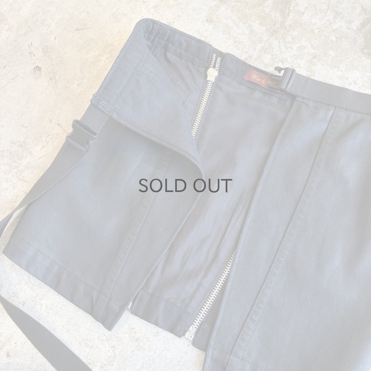 画像6: 【Wiz&Witch】"UNITED" MIX WRAP SKIRT / FREE (6)