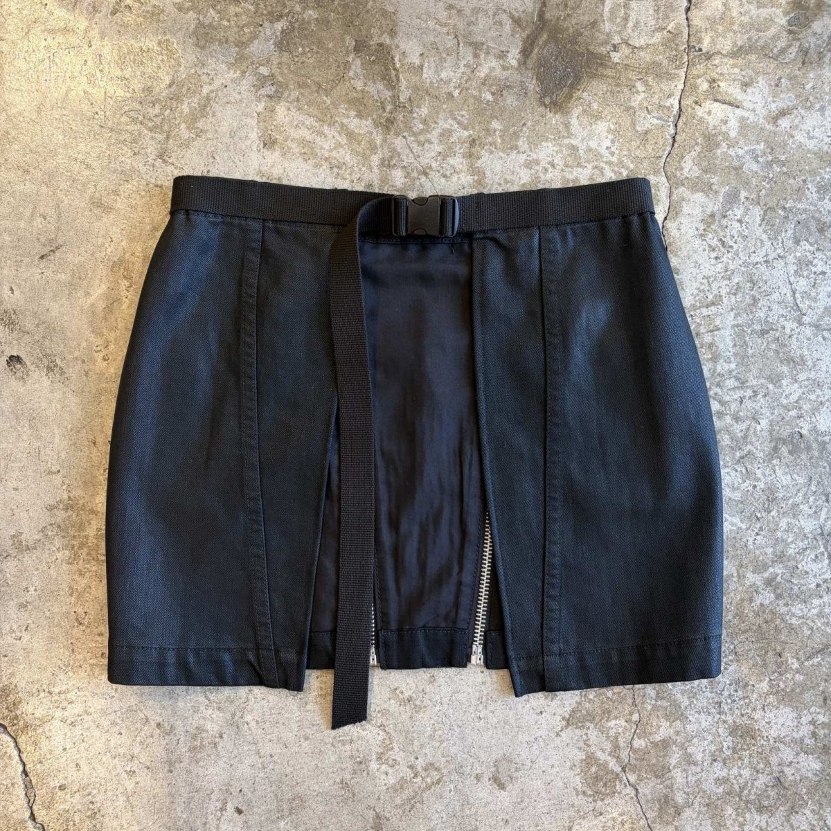 画像2: 【Wiz&Witch】"UNITED" MIX WRAP SKIRT / FREE (2)