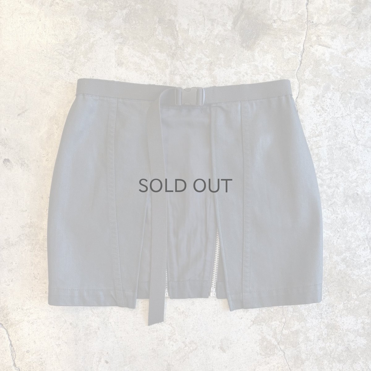 画像2: 【Wiz&Witch】"UNITED" MIX WRAP SKIRT / FREE (2)