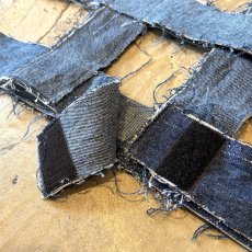 画像10: 【Wiz&Witch】"WEIRD" BONDAGE DENIM VEST / BLUE / OS (10)