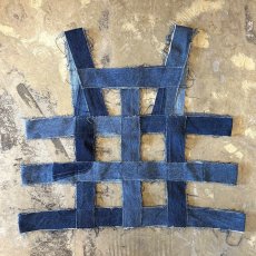 画像2: 【Wiz&Witch】"WEIRD" BONDAGE DENIM VEST / BLUE / OS (2)