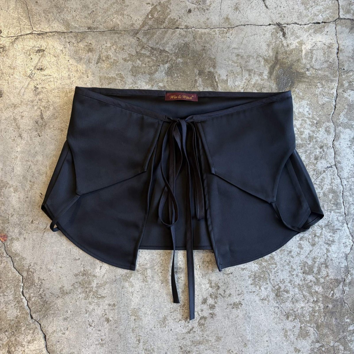 画像1: 【Wiz&Witch】"WANDERER" MIX WRAP SKIRT / FREE (1)