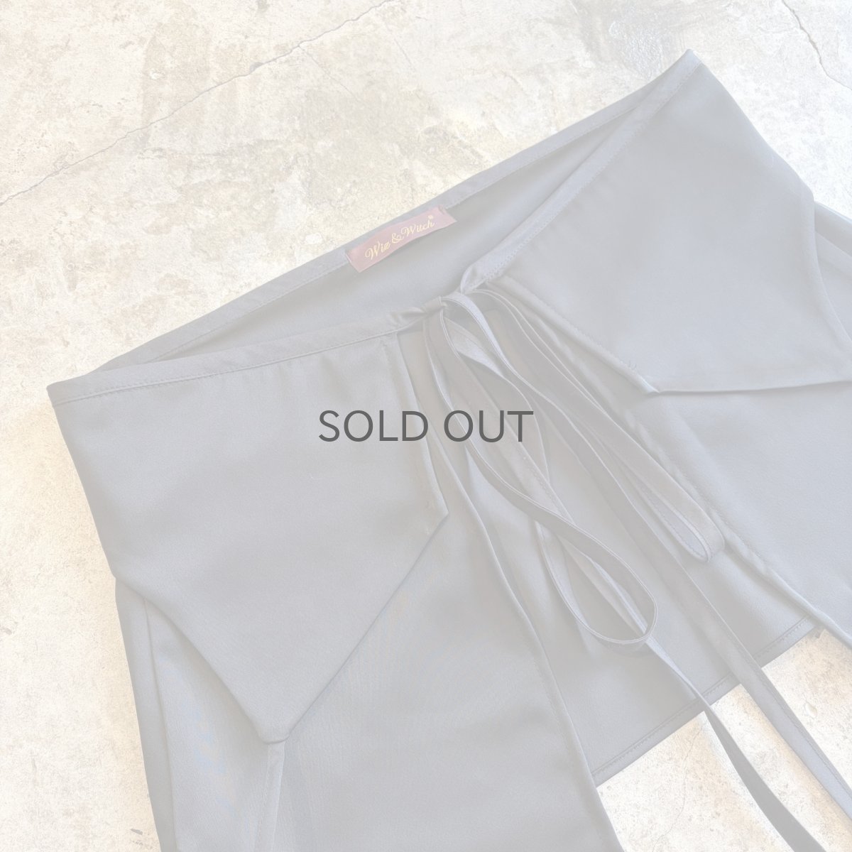 画像3: 【Wiz&Witch】"WANDERER" MIX WRAP SKIRT / FREE (3)