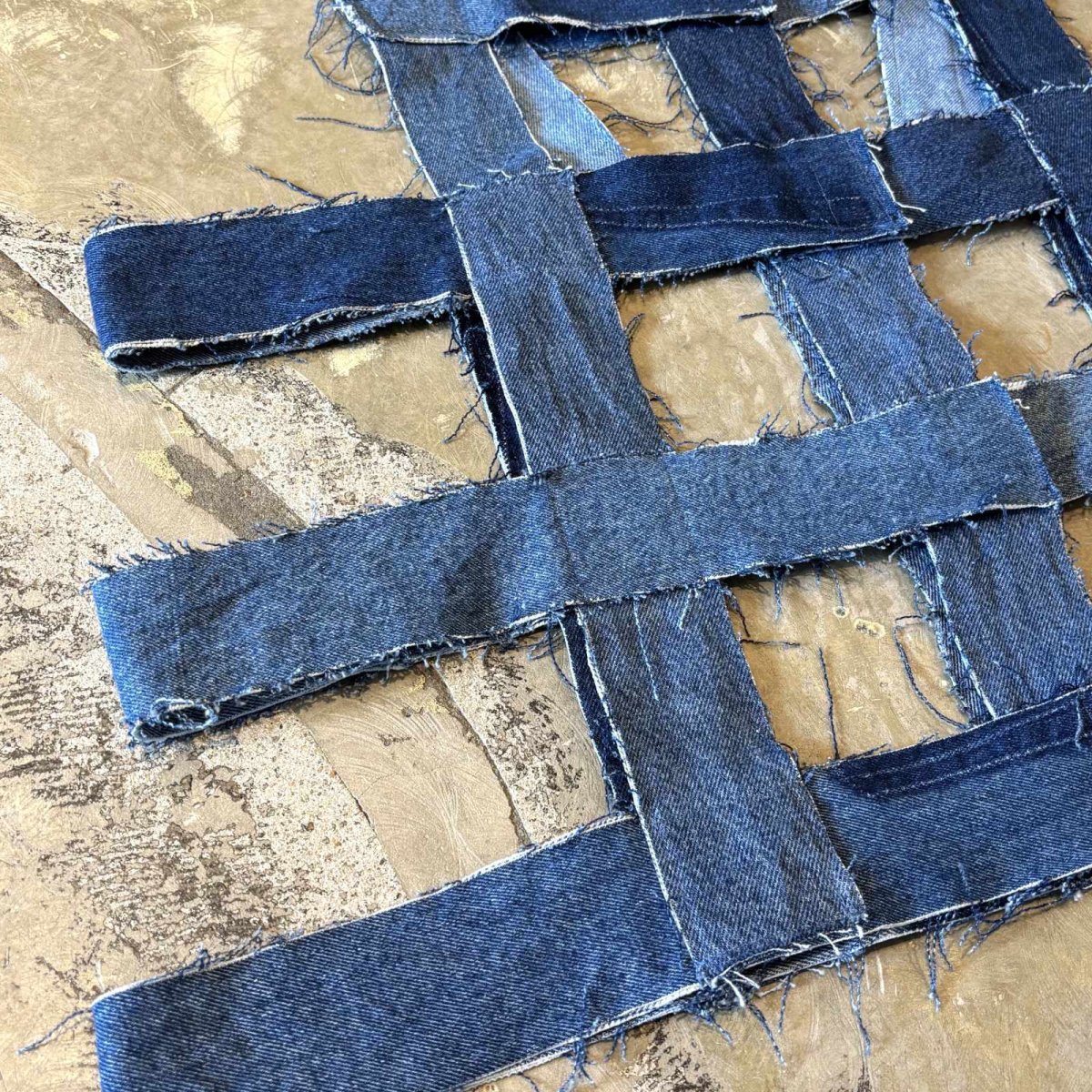 画像5: 【Wiz&Witch】"WEIRD" BONDAGE DENIM VEST / BLUE / OS (5)