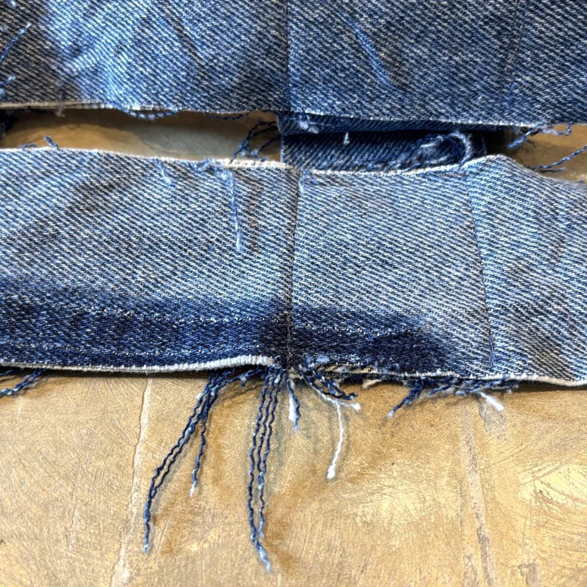 画像8: 【Wiz&Witch】"WEIRD" BONDAGE DENIM VEST / BLUE / OS (8)