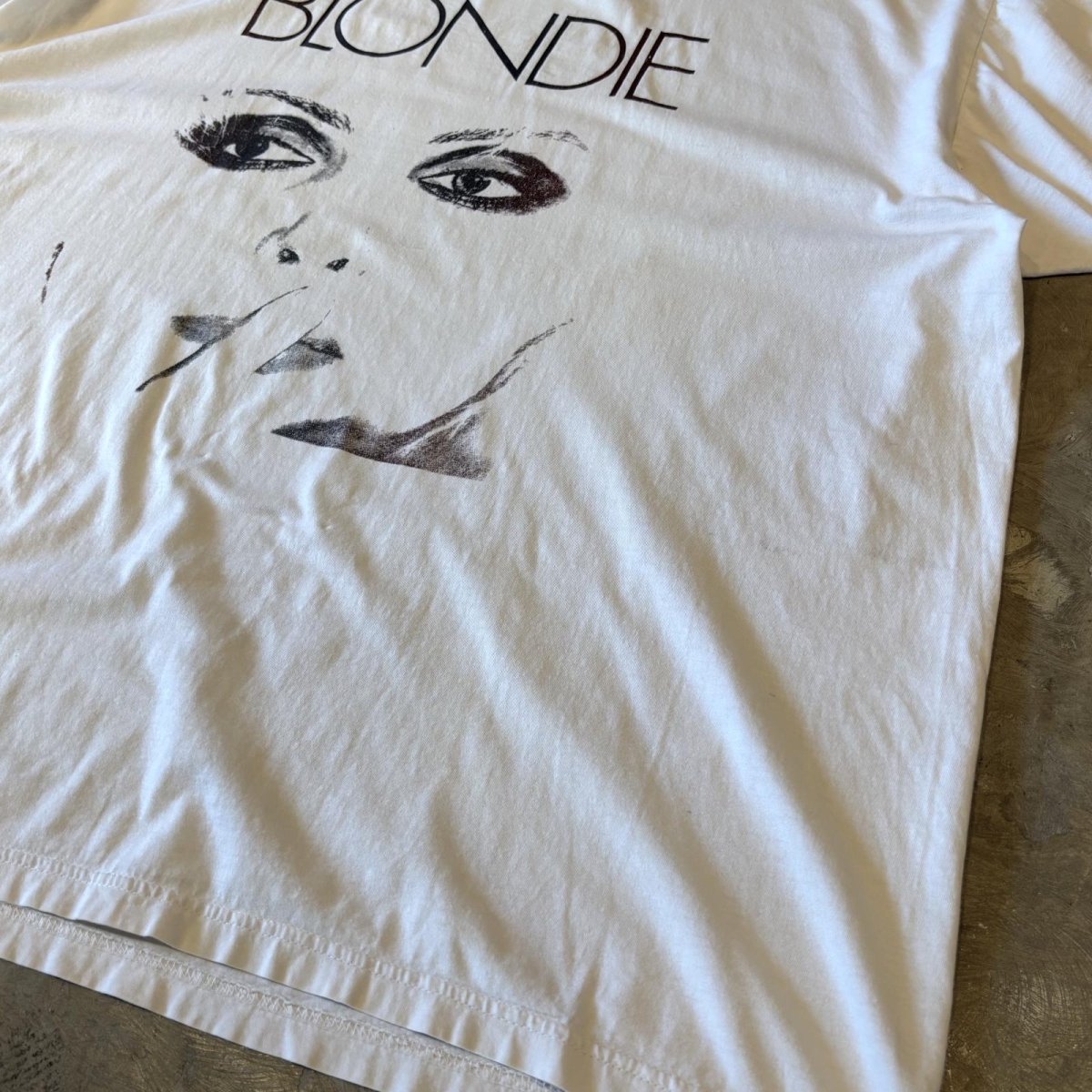 画像6: "BLONDIE" FRONT FACE PRINTED S/S TEE / Mens L (6)