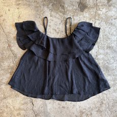 画像1: 2WAY FRILL DESIGN GLITTER COLOR CAMISOLE / Ladies XS(S) (1)