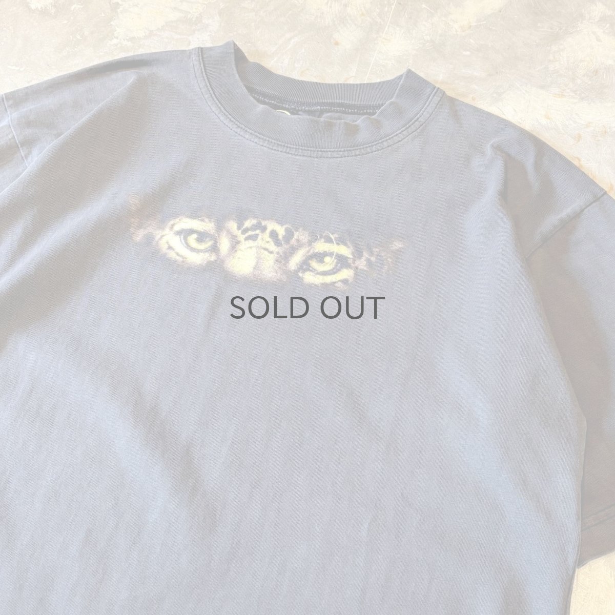 画像4: FRONT LEOPARD EYE PRINTED S/S TEE / Mens M (4)