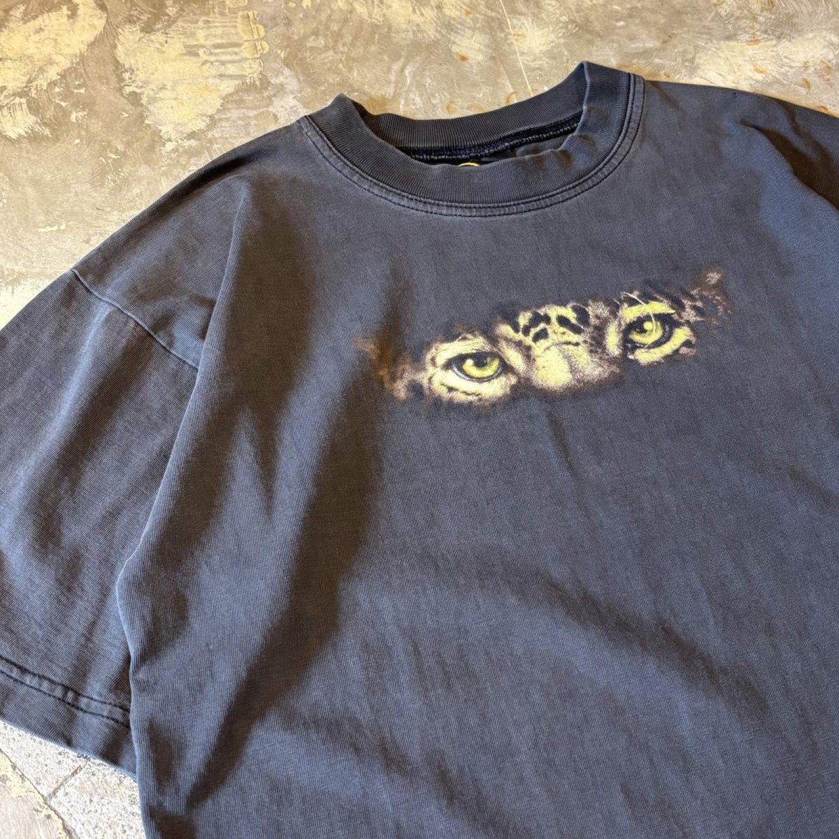 画像3: FRONT LEOPARD EYE PRINTED S/S TEE / Mens M (3)